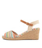 Ferdie Earthy Zigzag Syn Raffia Sandals