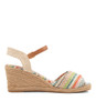 Ferdie Earthy Zigzag Syn Raffia Sandals