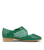 Qixen Green Flat Shoes