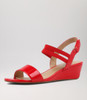 Braseto Red Patent Pu Sandals