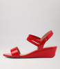 Braseto Red Patent Pu Sandals