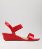 Braseto Red Patent Pu Sandals