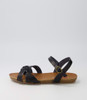 Gerto Black Sandals