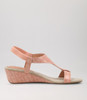 Bunro Blush Croc Sandals