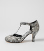 Marisela Black Tiles Heels