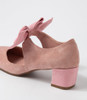 Halim Nude Pale Pink Microsuede Heels