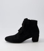 Hamrod Black Microsuede Heels