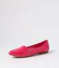 Breane Dark Pink Patent Pu Flat Shoes
