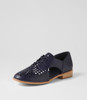 Quietly Navy Flat Shoes