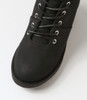 Asender Black Nubuck Pu Ankle Boots