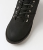Asender Black Nubuck Pu Ankle Boots