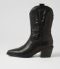 Yeehaw Black Calf Boots