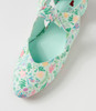 Estella Mint Gladiolus Flat Shoes