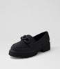 Reskin Black Loafers