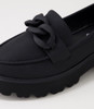 Reskin Black Loafers
