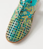 Quibblet Green Paisley Flat Shoes