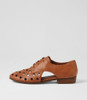 Falkon Dark Tan Flat Shoes