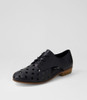 Falkon Black Flat Shoes