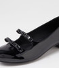 Esker Black Patent Pu Ballet Flats