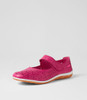 Silviee Fuchsia Flat Shoes