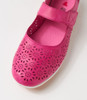 Silviee Fuchsia Flat Shoes