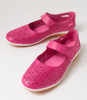 Silviee Fuchsia Flat Shoes