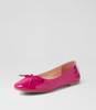 Klara Magenta Patent Pu Ballet Flats