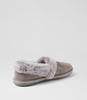 Slipon Grey Multi Flat Shoes
