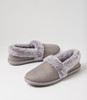 Slipon Grey Multi Flat Shoes