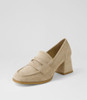 Derrik Taupe Microsuede Heels