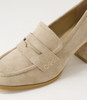 Derrik Taupe Microsuede Heels