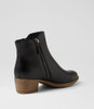 Akini Black Ankle Boots
