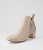Hesta Stone Microsuede Ankle Boots