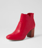 Mahlon Red Ankle Boots