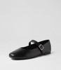 Rundel Black Flat Shoes