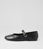 Rundel Black Flat Shoes