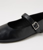 Rundel Black Flat Shoes