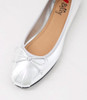 Ruchelle Silver Flat Shoes