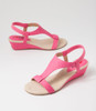 Bunro Pink Denim Sandals
