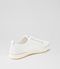 Rontello White Canvas Sneakers