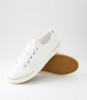 Rontello White Canvas Sneakers