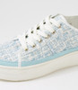 Ringa Pale Blue Tweed Sneakers