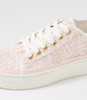 Ringa Pale Pink Tweed Sneakers