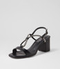 Figee Black Silver Jewels Sandals