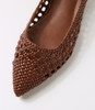 Loron Cocoa Weave Flat Shoes
