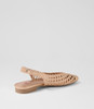 Merson Rose Gold Weave Flat Shoes