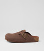 Yarah Mocha Nubuck Pu Flat Shoes