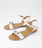 Carro White Sandals