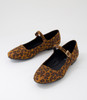 Shali Leopard Microsuede Flat Shoes
