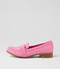 Hisho Flamingo Microsuede Loafers